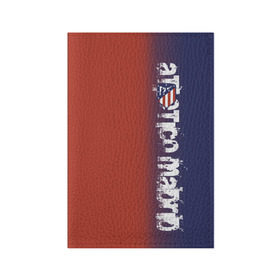 Обложка для паспорта матовая кожа с принтом Atletico Madrid 2018 Original в Санкт-Петербурге, натуральная матовая кожа | размер 19,3 х 13,7 см; прозрачные пластиковые крепления | атлетико мадрид | эмблема