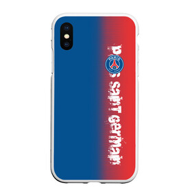 Чехол для iPhone XS Max матовый с принтом PSG 2018 Original в Санкт-Петербурге, Силикон | Область печати: задняя сторона чехла, без боковых панелей | fc | fly emirates | paris | psg | лого | париж | псж | спорт | спортивные | фк | футбольный клуб