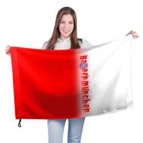 Флаг 3D с принтом FC Bayern 2018 Original в Санкт-Петербурге, 100% полиэстер | плотность ткани — 95 г/м2, размер — 67 х 109 см. Принт наносится с одной стороны | bayern | fly fc | бавария | спорт | футбольный клуб