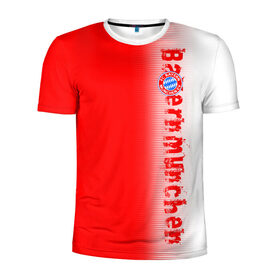 Мужская футболка 3D спортивная с принтом FC Bayern 2018 Original в Санкт-Петербурге, 100% полиэстер с улучшенными характеристиками | приталенный силуэт, круглая горловина, широкие плечи, сужается к линии бедра | bayern | fly fc | бавария | спорт | футбольный клуб