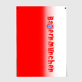 Постер с принтом FC Bayern 2018 Original в Санкт-Петербурге, 100% бумага
 | бумага, плотность 150 мг. Матовая, но за счет высокого коэффициента гладкости имеет небольшой блеск и дает на свету блики, но в отличии от глянцевой бумаги не покрыта лаком | bayern | fly fc | бавария | спорт | футбольный клуб