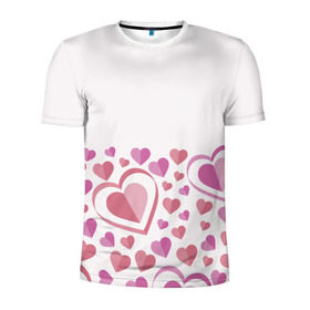 Мужская футболка 3D спортивная с принтом Нежность и страсть в Санкт-Петербурге, 100% полиэстер с улучшенными характеристиками | приталенный силуэт, круглая горловина, широкие плечи, сужается к линии бедра | 14 | love | валентин | губы | день | любовь | подарок | поцелуй | сердце | страсть | февраль