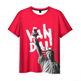 Мужская футболка 3D с принтом Vandal в Санкт-Петербурге, 100% полиэфир | прямой крой, круглый вырез горловины, длина до линии бедер | Тематика изображения на принте: america | art | brush | graffiti | hooligan | picture | vandal | vandalism | америка | вандал | вандализм | граффити | кисть | краска | надпись | рисунок | свобода | статуя | статуя свободы | хулиган