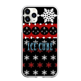 Чехол для iPhone 11 Pro Max матовый с принтом Праздничный Ice Cube в Санкт-Петербурге, Силикон |  | Тематика изображения на принте: hip hop | hiphop | ice cube | mc | n.w.a | rap | айс | джексон | западное по | знак | красный | куб | кубе | кубик льда | кьюб | мс | надпись | новогодний | новый год | о ши | оши | праздник | реп | репер | речитатив | рождество