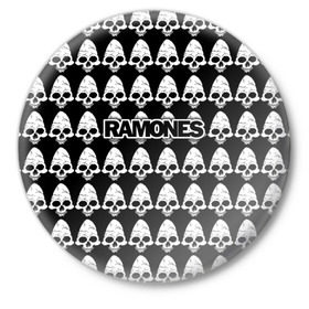 Значок с принтом Ramones в Санкт-Петербурге,  металл | круглая форма, металлическая застежка в виде булавки | ramone | ramones | группа | джонни | джоуи | ди ди томми | марки | панк | поп | раманес | раманэс | рамон | рамонес | рамонэс | рамоун | рамоунз | рамоунс | рок | хард | хардрок