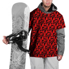 Накидка на куртку 3D с принтом VERSUS BATTLE RED в Санкт-Петербурге, 100% полиэстер |  | rap | versus battle | битва | молодежный стиль | рэп | рэп батл | рэп битва | рэперы