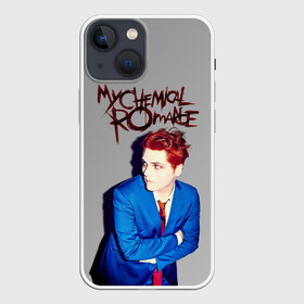 Чехол для iPhone 13 mini с принтом My Chemical Romance в Санкт-Петербурге,  |  | gerard way | mcr | my chemical romance | альтернативный | группа | джерард уэй | май кемикал романс | мкр | мой химический роман | мхр | мцр | панк | поп | поппанк | рок | рэй торо