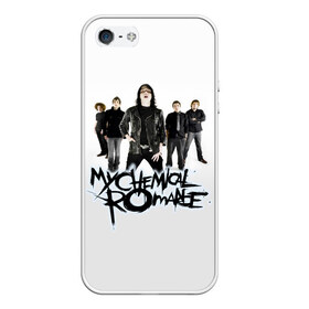 Чехол для iPhone 5/5S матовый с принтом Группа My Chemical Romance в Санкт-Петербурге, Силикон | Область печати: задняя сторона чехла, без боковых панелей | gerard way | mcr | my chemical romance | альтернативный | группа | джерард уэй | май кемикал романс | мкр | мой химический роман | мхр | мцр | панк | поп | поппанк | рок | рэй торо