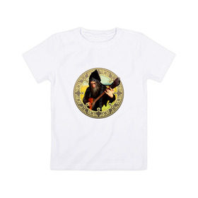Детская футболка хлопок с принтом Нейромонах Феофан 1 в Санкт-Петербурге, 100% хлопок | круглый вырез горловины, полуприлегающий силуэт, длина до линии бедер | Тематика изображения на принте: 