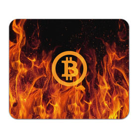 Коврик прямоугольный с принтом BITCOIN FIRE в Санкт-Петербурге, натуральный каучук | размер 230 х 185 мм; запечатка лицевой стороны | bitcoin | btc | coin | crypto | ethereum | money | orange | биткоин | валюта | деньги | известные | криптовалюта | логотип | монета | надписи.cash | оранжевый | цвет | цифровое золото | эфир