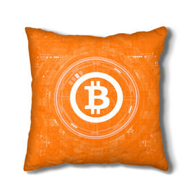 Подушка 3D с принтом BITCOIN в Санкт-Петербурге, наволочка – 100% полиэстер, наполнитель – холлофайбер (легкий наполнитель, не вызывает аллергию). | состоит из подушки и наволочки. Наволочка на молнии, легко снимается для стирки | bitcoin | btc | coin | crypto | ethereum | money | orange | биткоин | валюта | деньги | известные | криптовалюта | логотип | монета | надписи.cash | оранжевый | цвет | цифровое золото | эфир