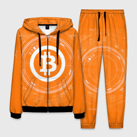 Мужской костюм 3D с принтом BITCOIN в Санкт-Петербурге, 100% полиэстер | Манжеты и пояс оформлены тканевой резинкой, двухслойный капюшон со шнурком для регулировки, карманы спереди | Тематика изображения на принте: bitcoin | btc | coin | crypto | ethereum | money | orange | биткоин | валюта | деньги | известные | криптовалюта | логотип | монета | надписи.cash | оранжевый | цвет | цифровое золото | эфир