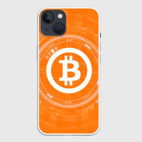 Чехол для iPhone 13 с принтом БИТКОИН | BITCOIN в Санкт-Петербурге,  |  | Тематика изображения на принте: bitcoin | btc | coin | crypto | ethereum | money | orange | биткоин | валюта | деньги | известные | криптовалюта | логотип | монета | надписи.cash | оранжевый | цвет | цифровое золото | эфир
