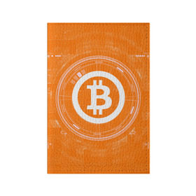 Обложка для паспорта матовая кожа с принтом BITCOIN в Санкт-Петербурге, натуральная матовая кожа | размер 19,3 х 13,7 см; прозрачные пластиковые крепления | bitcoin | btc | coin | crypto | ethereum | money | orange | биткоин | валюта | деньги | известные | криптовалюта | логотип | монета | надписи.cash | оранжевый | цвет | цифровое золото | эфир
