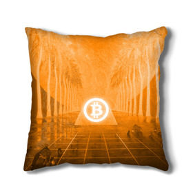 Подушка 3D с принтом BITCOIN в Санкт-Петербурге, наволочка – 100% полиэстер, наполнитель – холлофайбер (легкий наполнитель, не вызывает аллергию). | состоит из подушки и наволочки. Наволочка на молнии, легко снимается для стирки | bitcoin | btc | coin | crypto | ethereum | money | orange | биткоин | валюта | деньги | известные | криптовалюта | логотип | монета | надписи.cash | оранжевый | цвет | цифровое золото | эфир