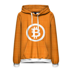 Мужская толстовка 3D с принтом BITCOIN в Санкт-Петербурге, 100% полиэстер | двухслойный капюшон со шнурком для регулировки, мягкие манжеты на рукавах и по низу толстовки, спереди карман-кенгуру с мягким внутренним слоем. | bitcoin | btc | coin | crypto | ethereum | money | orange | биткоин | валюта | деньги | известные | криптовалюта | логотип | монета | надписи.cash | оранжевый | цвет | цифровое золото | эфир