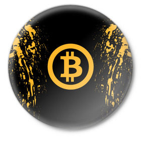 Значок с принтом BITCOIN в Санкт-Петербурге,  металл | круглая форма, металлическая застежка в виде булавки | bitcoin | btc | coin | crypto | ethereum | miner | mining | money | orange | биткоин | валюта | деньги | известные | криптовалюта | логотип | майнер | майнинг | монета | надписи.cash | оранжевый | цвет | цифровое золото | эфир