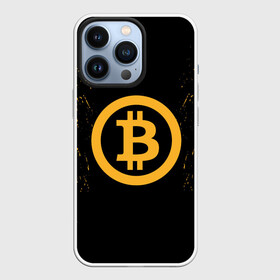 Чехол для iPhone 13 Pro с принтом БИТКОИН | BITCOIN в Санкт-Петербурге,  |  | bitcoin | btc | coin | crypto | ethereum | miner | mining | money | orange | биткоин | валюта | деньги | известные | криптовалюта | логотип | майнер | майнинг | монета | надписи.cash | оранжевый | цвет | цифровое золото | эфир