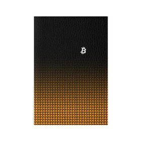 Обложка для паспорта матовая кожа с принтом BITCOIN в Санкт-Петербурге, натуральная матовая кожа | размер 19,3 х 13,7 см; прозрачные пластиковые крепления | bitcoin | btc | coin | crypto | money | биткоин | валюта | деньги | криптовалюта | цифровое золото