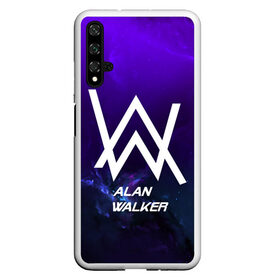 Чехол для Honor 20 с принтом Alan Walker SPACE COLLECTION в Санкт-Петербурге, Силикон | Область печати: задняя сторона чехла, без боковых панелей | alan walker | club | music | абстракция | клубная музыка | космос | краски | музыка