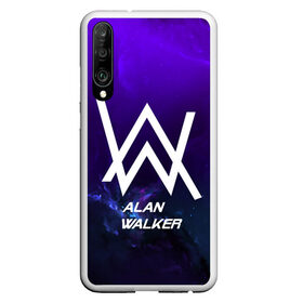 Чехол для Honor P30 с принтом Alan Walker SPACE COLLECTION в Санкт-Петербурге, Силикон | Область печати: задняя сторона чехла, без боковых панелей | Тематика изображения на принте: alan walker | club | music | абстракция | клубная музыка | космос | краски | музыка