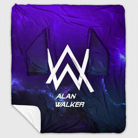 Плед с рукавами с принтом Alan Walker SPACE COLLECTION в Санкт-Петербурге, 100% полиэстер | Закругленные углы, все края обработаны. Ткань не мнется и не растягивается. Размер 170*145 | Тематика изображения на принте: alan walker | club | music | абстракция | клубная музыка | космос | краски | музыка