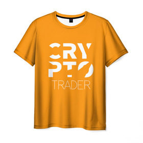 Мужская футболка 3D с принтом CRYPTO TRADER в Санкт-Петербурге, 100% полиэфир | прямой крой, круглый вырез горловины, длина до линии бедер | bitcoin | btc | crypto | miner | mining | биткоин | валюта | деньги | криптовалюта | майнинг | цифровое золото