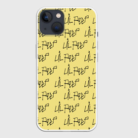 Чехол для iPhone 13 с принтом LiL PEEP Pattern в Санкт-Петербурге,  |  | band | cry baby | emo | lil peep | music | musician | rap | swag | логотип | музыка | музыкант | нытик. | рэп | сваг | эмо
