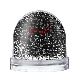 Снежный шар с принтом Формулы E=mc2 в Санкт-Петербурге, Пластик | Изображение внутри шара печатается на глянцевой фотобумаге с двух сторон | emc | альберт | доска | емс хипстер | мел | физик | физика | формула | энштейн