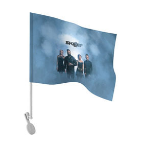 Флаг для автомобиля с принтом Smoke в Санкт-Петербурге, 100% полиэстер | Размер: 30*21 см | awake | monster | skillet | джон купер | кори купер | рок