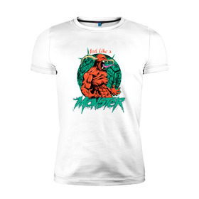 Мужская футболка премиум с принтом Feel Like a Monster в Санкт-Петербурге, 92% хлопок, 8% лайкра | приталенный силуэт, круглый вырез ворота, длина до линии бедра, короткий рукав | awake | monster | skillet | джон купер | кори купер | рок