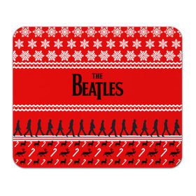 Коврик прямоугольный с принтом Праздничный The Beatles в Санкт-Петербурге, натуральный каучук | размер 230 х 185 мм; запечатка лицевой стороны | Тематика изображения на принте: beatles | the beatles | бител | битлз | битлс | битлы | группа | джон леннон | джордж харрисон | жуки | знак | красный | ливерпульская четвёрка | мерсибит | надпись | новогодний | новый год | пол маккартни | поп