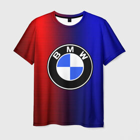 Мужская футболка 3D с принтом BMW SPORT ABSTRACT в Санкт-Петербурге, 100% полиэфир | прямой крой, круглый вырез горловины, длина до линии бедер | auto | automobile | bmw | car | machine | motor | motor car | sport car | автомашина | легковой автомобиль | спортивный автомобиль | тачка