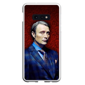 Чехол для Samsung S10E с принтом Hannibal в Санкт-Петербурге, Силикон | Область печати: задняя сторона чехла, без боковых панелей | hannibal | mads | mikkelson | ганнибал | доктор | лектер | мадс | миккельсон | сериал