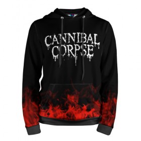 Мужская толстовка 3D с принтом Cannibal Corpse в Санкт-Петербурге, 100% полиэстер | двухслойный капюшон со шнурком для регулировки, мягкие манжеты на рукавах и по низу толстовки, спереди карман-кенгуру с мягким внутренним слоем. | Тематика изображения на принте: band | cannibal corpse | metal | music | rock | атрибутика | группа | метал | музыка | рок