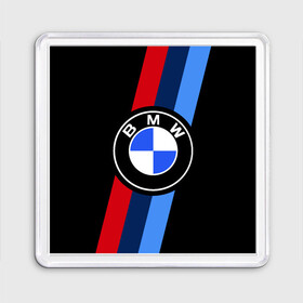 Магнит 55*55 с принтом BMW 2021 M SPORT / БМВ М СПОРТ в Санкт-Петербурге, Пластик | Размер: 65*65 мм; Размер печати: 55*55 мм | bmw | bmw motorsport | bmw performance | carbon | m | motorsport | performance | sport | бмв | карбон | моторспорт | спорт