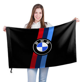 Флаг 3D с принтом BMW 2018 M Sport в Санкт-Петербурге, 100% полиэстер | плотность ткани — 95 г/м2, размер — 67 х 109 см. Принт наносится с одной стороны | bmw | bmw motorsport | bmw performance | carbon | m | motorsport | performance | sport | бмв | карбон | моторспорт | спорт