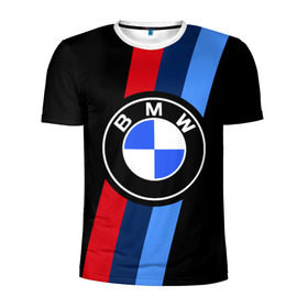 Мужская футболка 3D спортивная с принтом BMW 2018 M Sport в Санкт-Петербурге, 100% полиэстер с улучшенными характеристиками | приталенный силуэт, круглая горловина, широкие плечи, сужается к линии бедра | bmw | bmw motorsport | bmw performance | carbon | m | motorsport | performance | sport | бмв | карбон | моторспорт | спорт