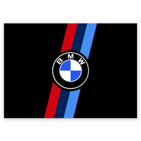 Поздравительная открытка с принтом BMW 2018 M Sport в Санкт-Петербурге, 100% бумага | плотность бумаги 280 г/м2, матовая, на обратной стороне линовка и место для марки
 | bmw | bmw motorsport | bmw performance | carbon | m | motorsport | performance | sport | бмв | карбон | моторспорт | спорт