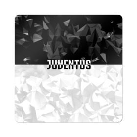 Магнит виниловый Квадрат с принтом Juventus Black Collection в Санкт-Петербурге, полимерный материал с магнитным слоем | размер 9*9 см, закругленные углы | juventus | спорт | спортивные | футбол | футбольный клуб | ювентус