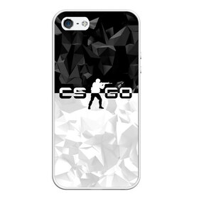 Чехол для iPhone 5/5S матовый с принтом CS GO Black Collection в Санкт-Петербурге, Силикон | Область печати: задняя сторона чехла, без боковых панелей | counter strike | cs | cs go | global | go.offensive | шутер