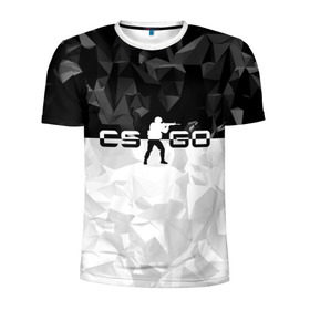 Мужская футболка 3D спортивная с принтом CS GO Black Collection в Санкт-Петербурге, 100% полиэстер с улучшенными характеристиками | приталенный силуэт, круглая горловина, широкие плечи, сужается к линии бедра | counter strike | cs | cs go | global | go.offensive | шутер
