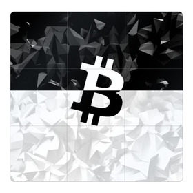 Магнитный плакат 3Х3 с принтом BITCOIN Black Collection в Санкт-Петербурге, Полимерный материал с магнитным слоем | 9 деталей размером 9*9 см | Тематика изображения на принте: bitcoin | btc | crypto | miner | mining | биткоин | валюта | деньги | криптовалюта | майнинг | цифровое золото