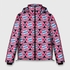 Мужская зимняя куртка 3D с принтом Bayern Munchen в Санкт-Петербурге, верх — 100% полиэстер; подкладка — 100% полиэстер; утеплитель — 100% полиэстер | длина ниже бедра, свободный силуэт Оверсайз. Есть воротник-стойка, отстегивающийся капюшон и ветрозащитная планка. 

Боковые карманы с листочкой на кнопках и внутренний карман на молнии. | fc bayern munchen | football | germany | logo | sport | арт | бавария мюнхен | германия | лига | лого | спорт | стикеры | текстура | фк | футбол | футбольный клуб | эмблема