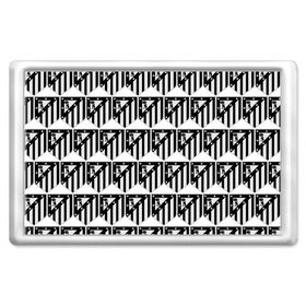 Магнит 45*70 с принтом Atletico Madrid Black&White в Санкт-Петербурге, Пластик | Размер: 78*52 мм; Размер печати: 70*45 | Тематика изображения на принте: атлетико мадрид | эмблема