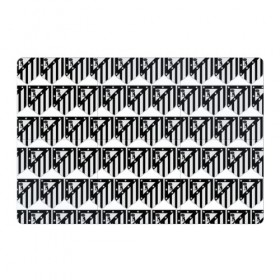 Магнитный плакат 3Х2 с принтом Atletico Madrid Black&White в Санкт-Петербурге, Полимерный материал с магнитным слоем | 6 деталей размером 9*9 см | Тематика изображения на принте: атлетико мадрид | эмблема