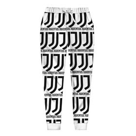 Женские брюки 3D с принтом Juventus в Санкт-Петербурге, полиэстер 100% | прямой крой, два кармана без застежек по бокам, с мягкой трикотажной резинкой на поясе и по низу штанин. В поясе для дополнительного комфорта — широкие завязки | 