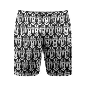 Мужские шорты 3D спортивные с принтом Juventus Black&White в Санкт-Петербурге,  |  | 