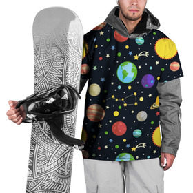 Накидка на куртку 3D с принтом Солнечная система в Санкт-Петербурге, 100% полиэстер |  | большая медведица | венера | звезда | звезды | земля | космос | марс | меркурий | паттерн | сатурн | созвездия | солнце | уран | юпитер