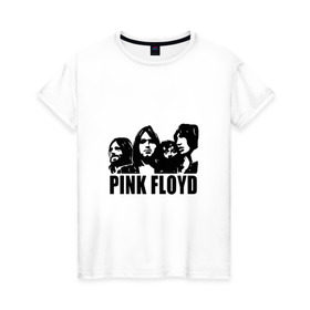 Женская футболка хлопок с принтом Pink Floyd в Санкт-Петербурге, 100% хлопок | прямой крой, круглый вырез горловины, длина до линии бедер, слегка спущенное плечо | Тематика изображения на принте: pink floyd | pinkfloyd | арт | артрок | группа | дэвид гилмор | пинк флойд | пинкфлойд | прогрессивный | психоделический | рок | сид барретт | симфонический | спэйс | эйсид | экспериментальный